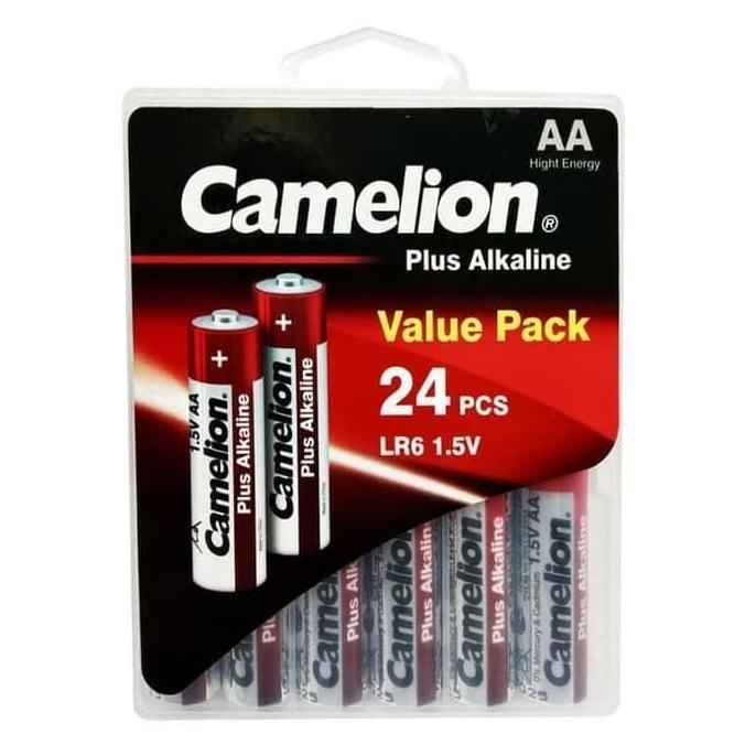 Baterai/Batere/Battery Camelion Alkaline Aa Isi 24 Pcs