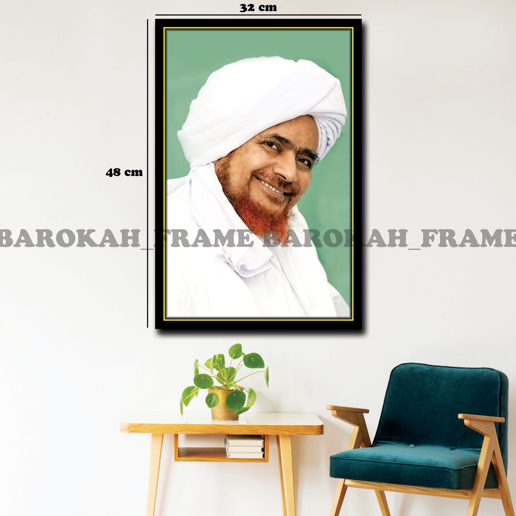 Foto Habib Umar Bin Hafidz Gambar Poster Bingkai 32x48 cm