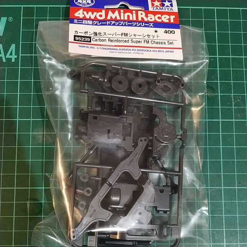 tamiya 95239 carbon reinforced super fm chassis set