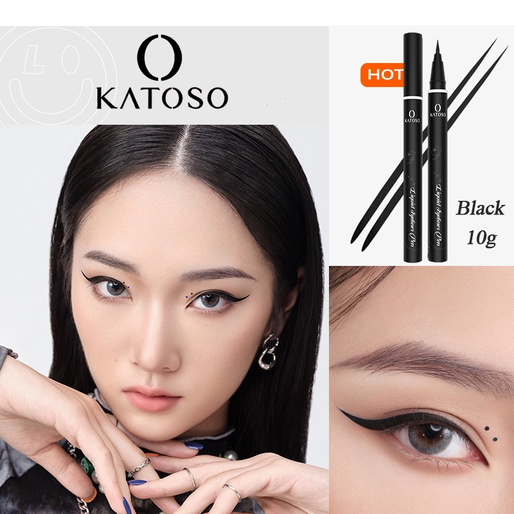 (BPOM) Katoso Liquid Eyeliner Pen - 10G