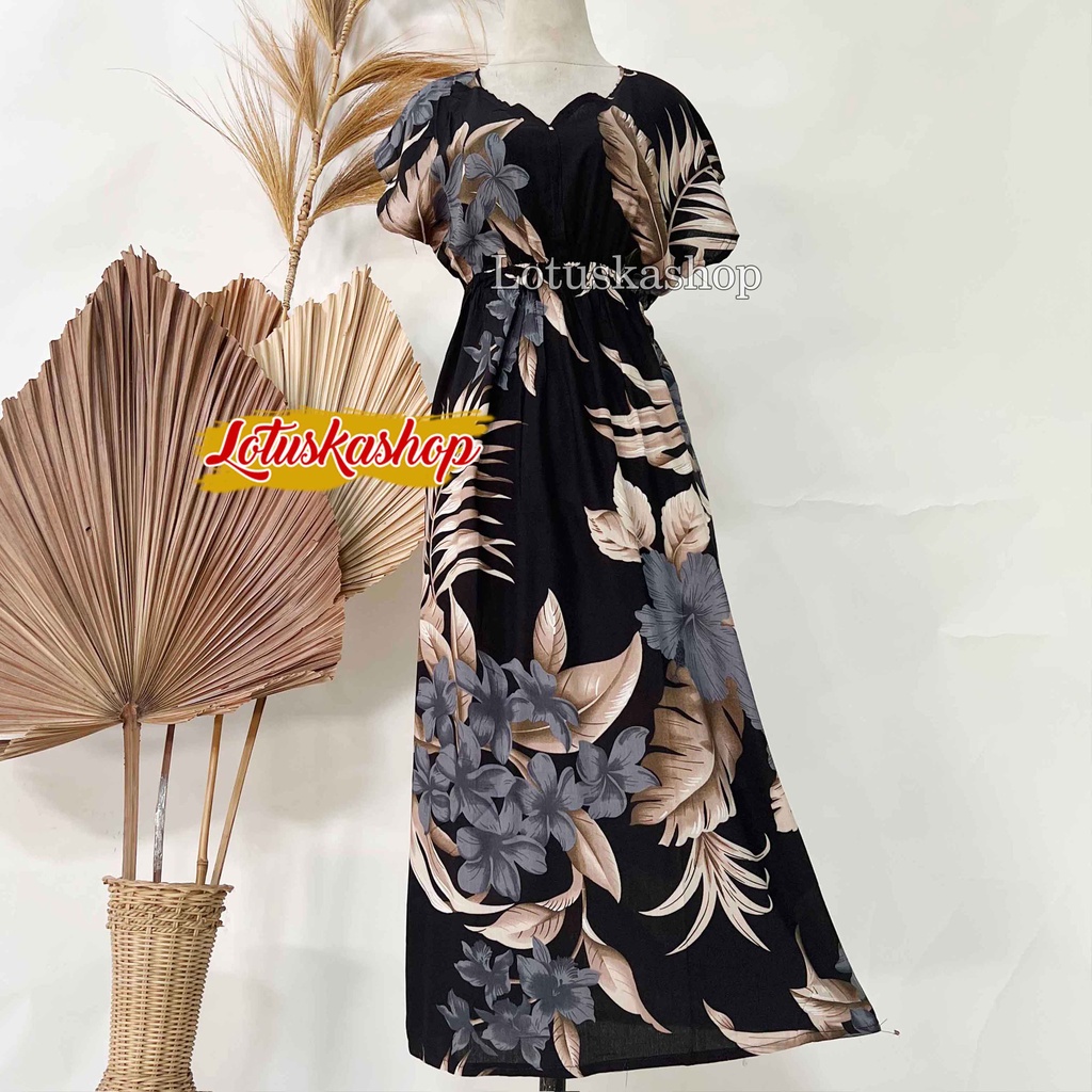 Dress Manohara Panjang Bali Vanesa-Jepun Grey