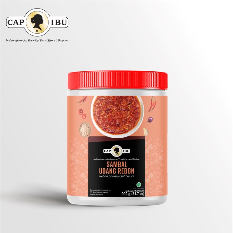 Sambal Udang Rebon Cap Ibu Kemasan Pot