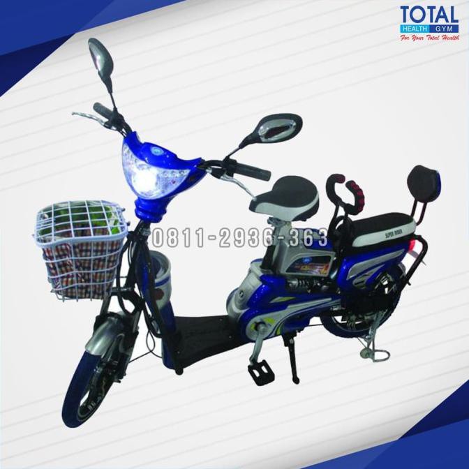 Sepeda Listrik Super Rider Tipe Earth Gold|E-Bike