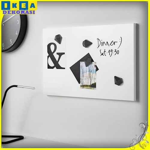 

Papan Gantung SVENS Papan Pesan Memo Pegboard Magnetis Dekorasi - Putih/hitam
