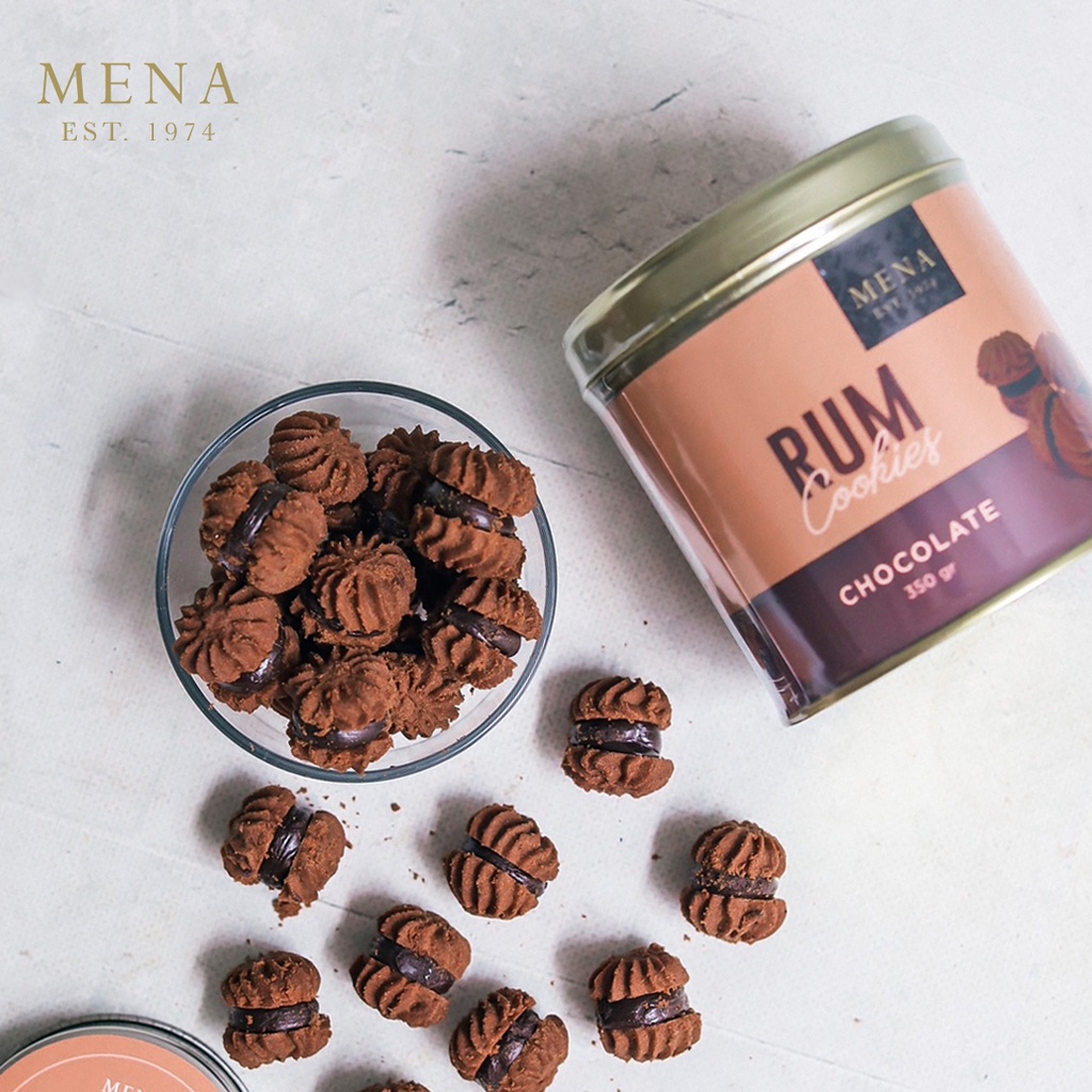 

RUM COOKIES - CHOCOLATE (Medium) by Mena Cookies