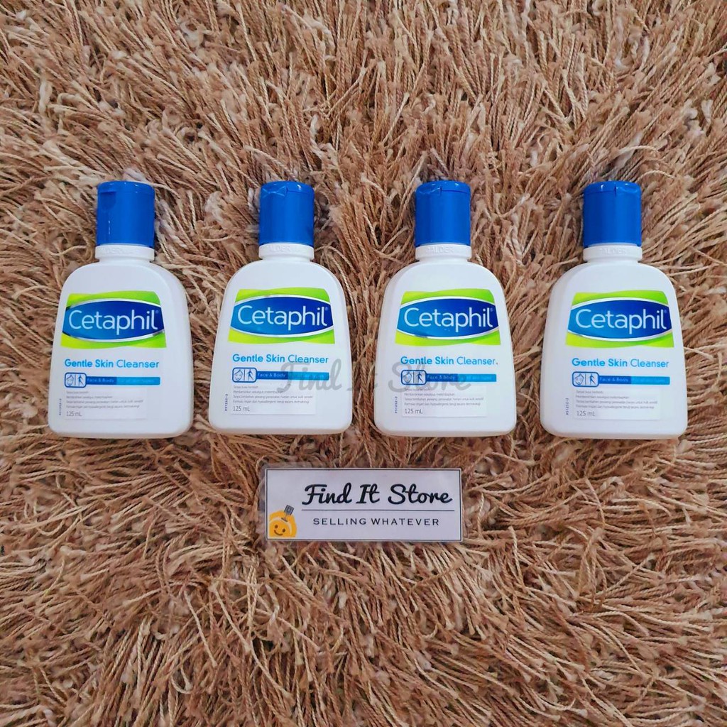 Cetaphil Gentle Skin Cleanser 125 mL Sabun Pembersih Muka Wajah 125ml