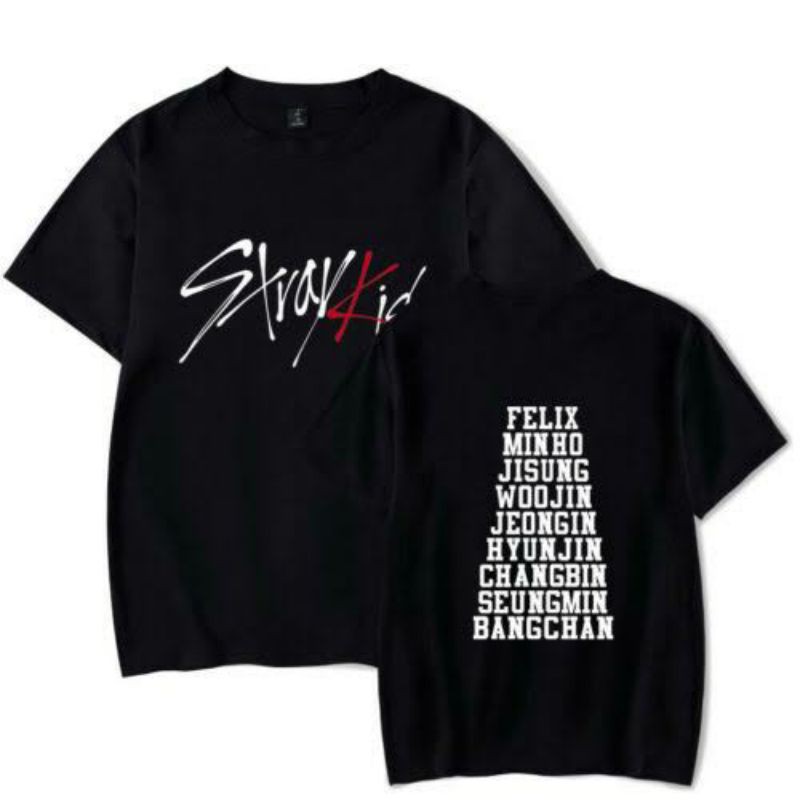 Kaos Kpop Straykisd All member name