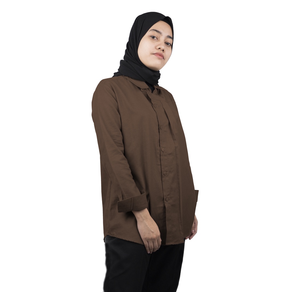 Kemeja Wanita Jane - Kemeja Wanita - Kemeja - Kemeja Casual - Kemeja  Blouse - Blouse Wanita - Blouse Wanita Jane