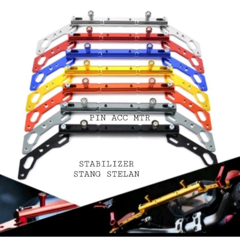 Stabilizer Stang Palang Stang Full CNC Nmax Xmax Aerox Nmax 2020 Pcx Dll Universal motor full cnc