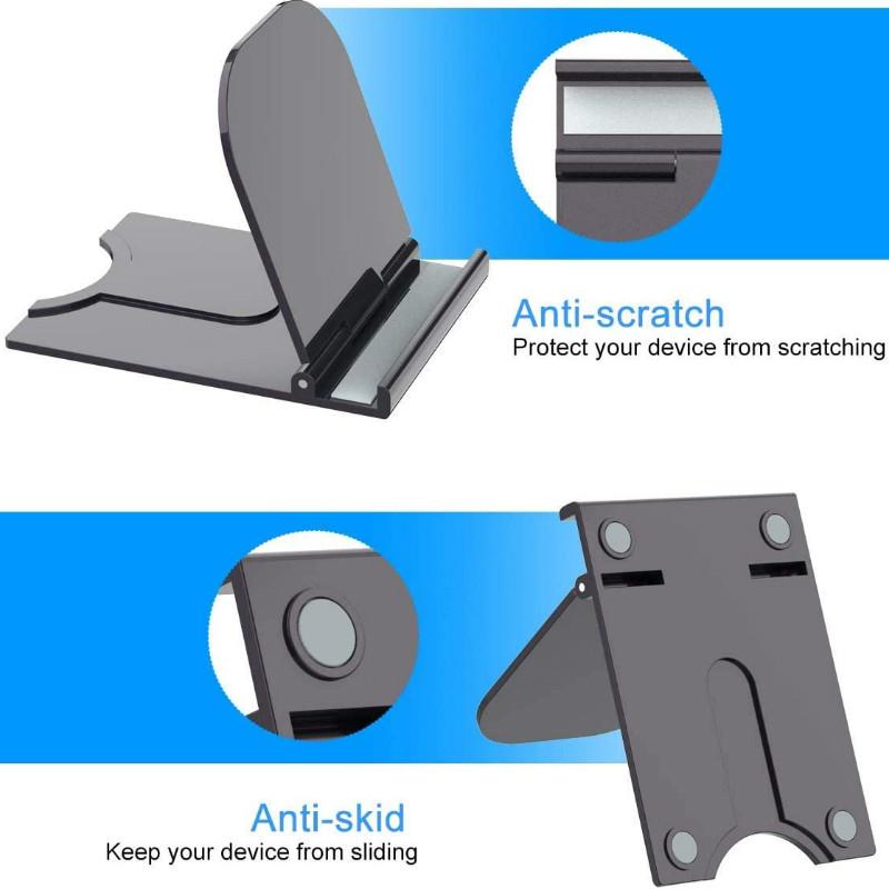 Desktop Phone Stand Adjustable Foldable Tablet Mount Desk Phone Holder Cradle Dock for IPhone Android Samsung Phone