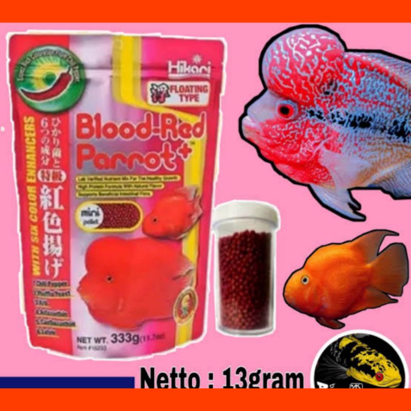 Pelet Blood Parrot Hikari Original