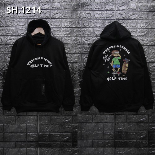 Sweater Distro Hoodie Thanks Insomnia 1214