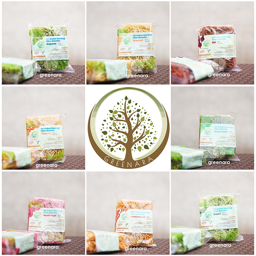 Mie Sehat Lingkar Organik 100gr - Semua Rasa | Shopee ...