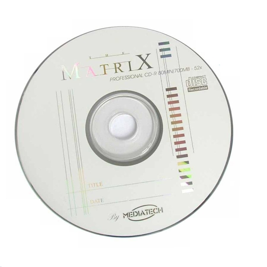 Matrix Regular White CDR BLANK Kaset Kosong/ CD Kosong  - 20102