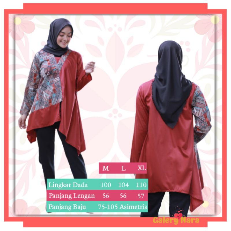 Baju Hamil Atasan Hamil Kerja Dress Batik Hamil Lengan Panjang Shopee Indonesia