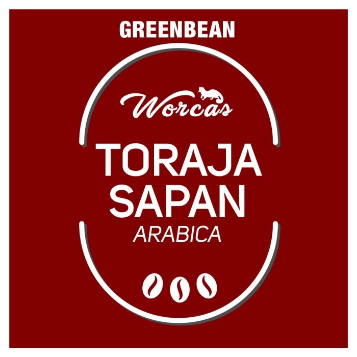 

201ggffg Toraja Arabica Green Bean 1Kg (Biji Kopi Mentah) Ds20X11