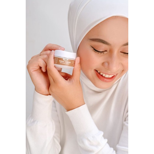 (GROSIR ) NIGHT CREAM GEAMOORE  BRIGHT &amp; ACNE SKINCARE BPOM- DISTRI RESMI