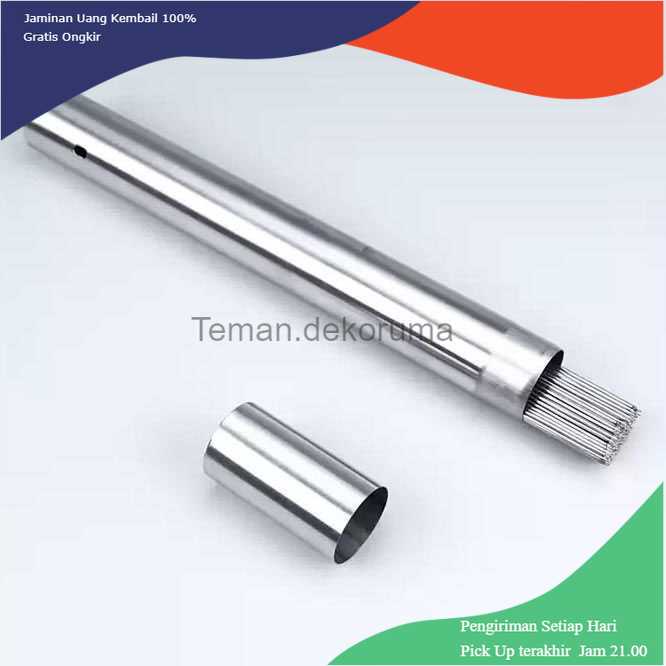 TD-A101 TCook Tabung Penyimpanan Tusuk Sate BBQ Stainless Steel 35cm - TC19