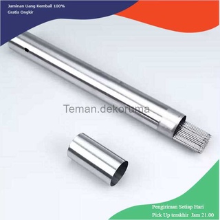 TD-A101 TCook Tabung Penyimpanan Tusuk Sate BBQ Stainless Steel 35cm - TC19
