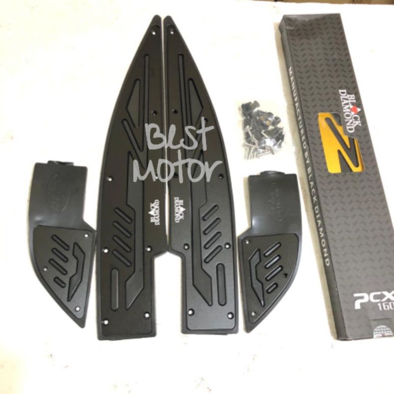 Bordes PCX 160 Black Diamond Pijakan Kaki All New PCX 160 2021 Full CNC