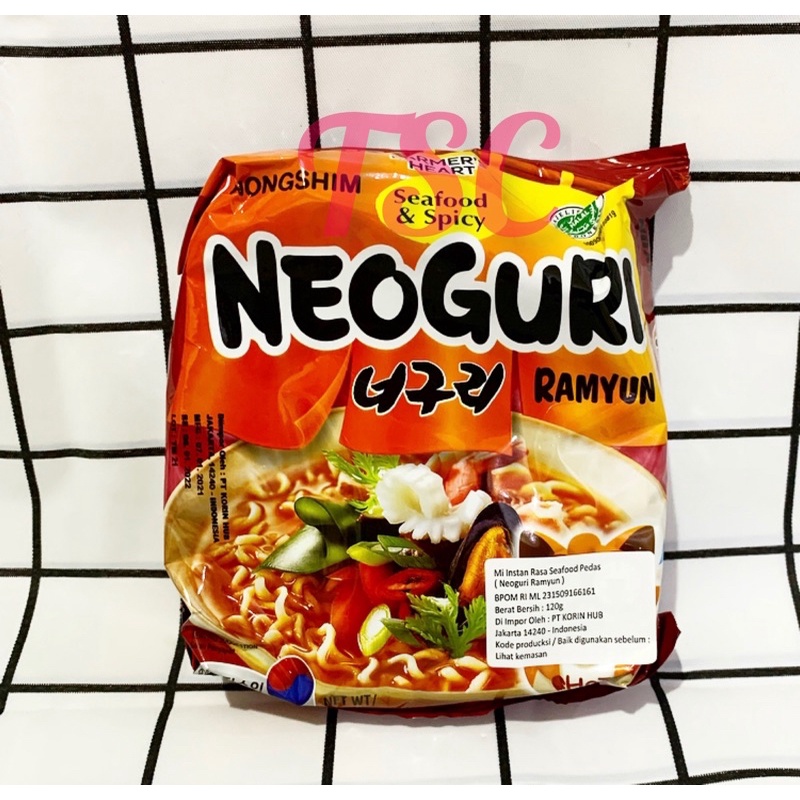 

Nongshim Neoguri Ramyun Seafood & Spicy Nongshim Neoguri Noodle Korea Mie Instan rasa Seafood
