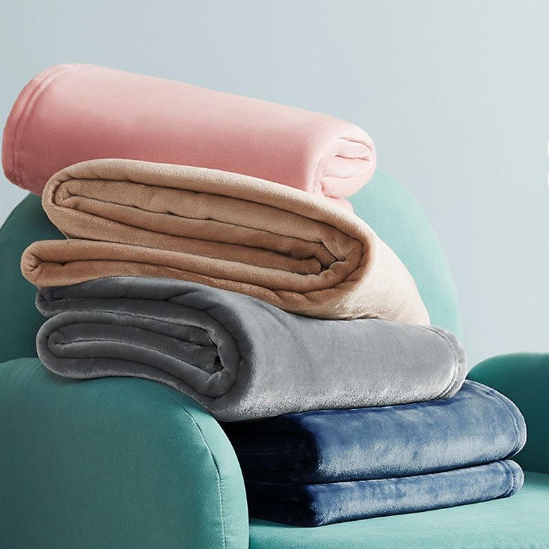 Selimut Bulu Halus Tebal 150x200 Dewasa Polos