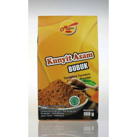 

minuman herbal kunyit asam serbuk MAYES