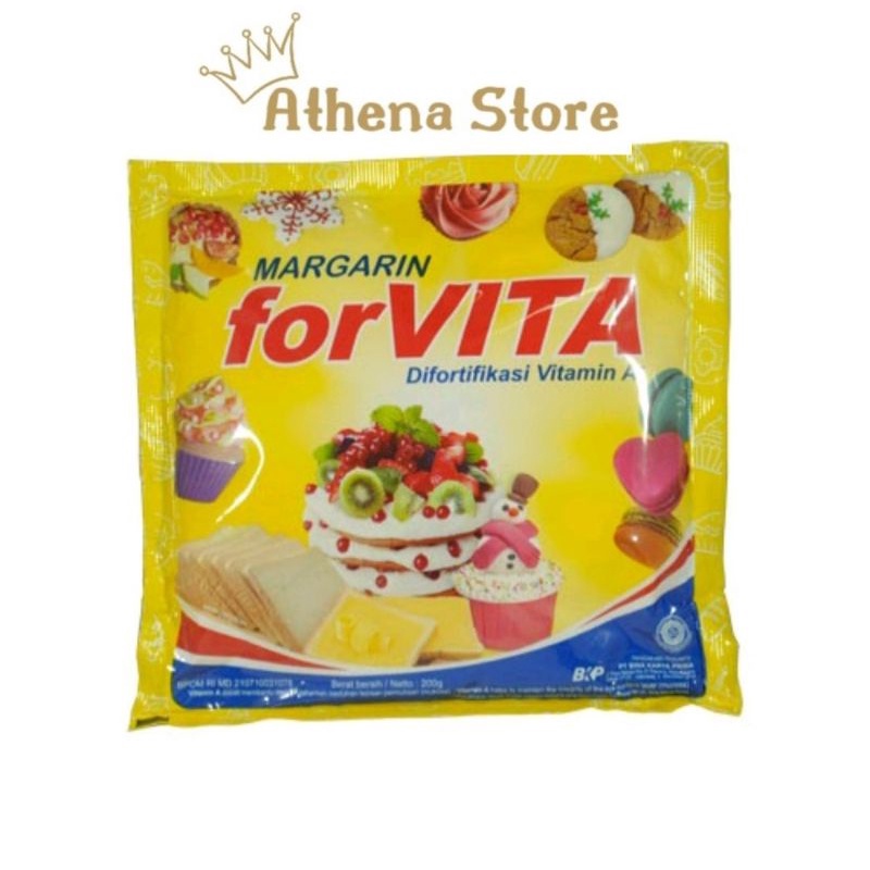 

[AS] Margarine Forvita 200gr | Mentega Forvita 200gr | Forvita Margarine Mentega 200gr