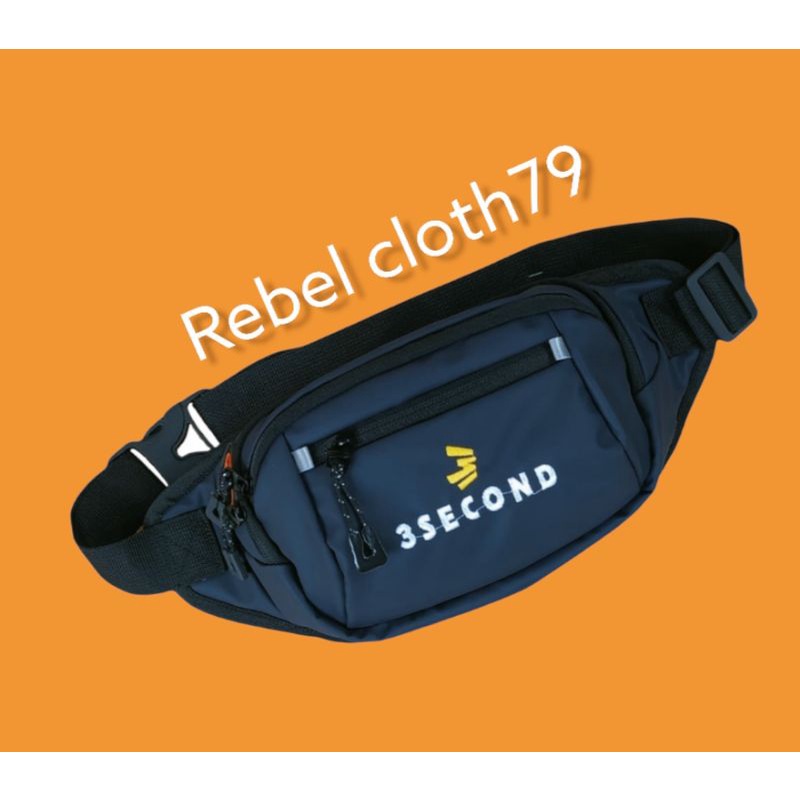 Tas Waistbag Pria 3Second Terbaru Original Tas Selempang Pria Waistbag Pinggang pria Wanita Terbaru 