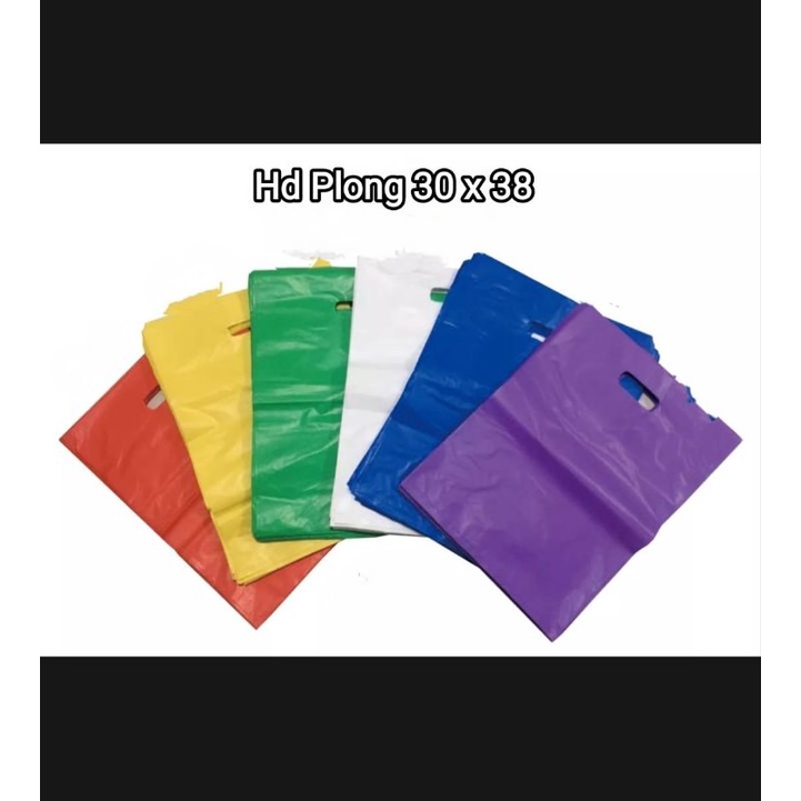 Jual Plastik Hd Plong Oval Polos Kantong Plastik Hd Pond Oval Polos 30x38 Isi 100 Lembar 4382