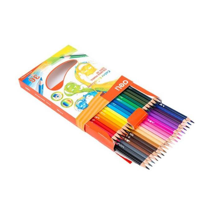 

Deli EC00230 Pensil Warna- Soft Basswood Rich 36C