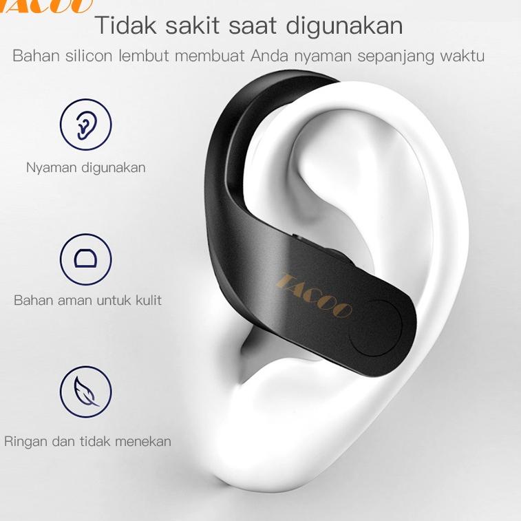 [JaN㊑] (New) TACOO 01S TWS Wireless Sport Bluetooth Earphone/Earbuds Headset Anti Slip Hi-Fi Sound L
