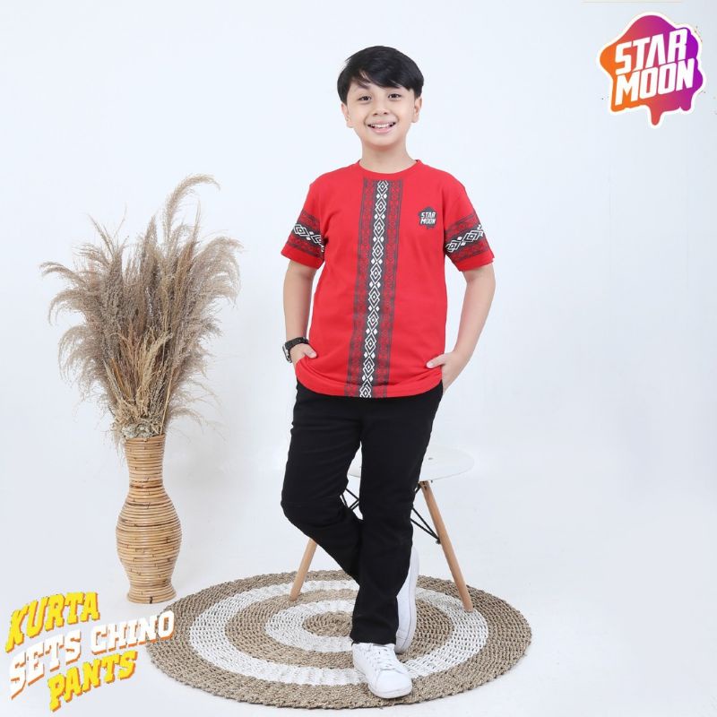 Setelan Kaos Kurta Remaja 8-14th Jovanka