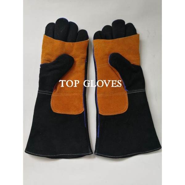 Sarung Tangan Las 16 Inch Double Protector - Welding Gloves High Quality - Tahan Panas