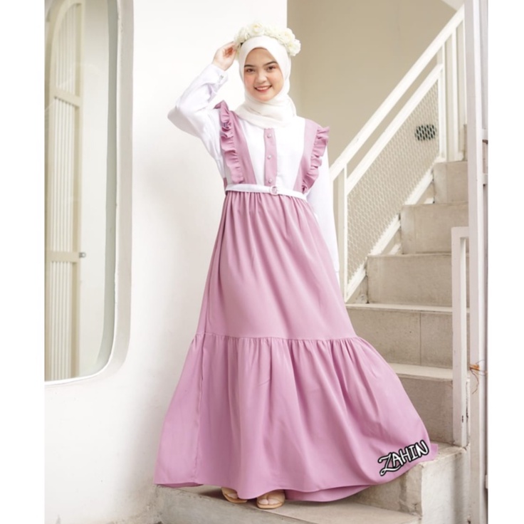 PM GAMIS WANITA REMAJA TERBARU KRIWIL ITY CREPE ORI ZAHIN