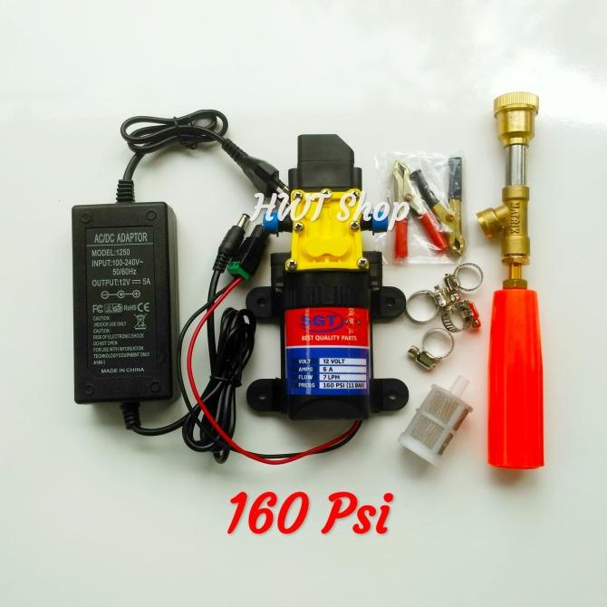 Dinamo Pompa Air Pompa Air Dc 12V 160Psi Pompa Dc Set Tanpa Selang Termurah