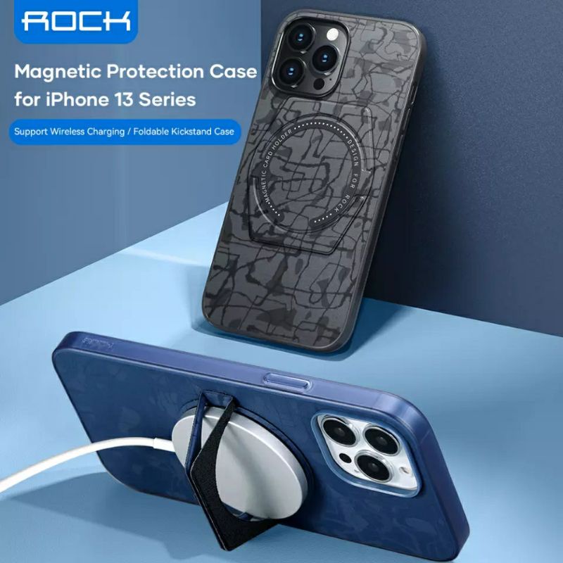 ROCK iPhone 13 / Pro / Max Moca Magnet Protection Case With Stand Holder