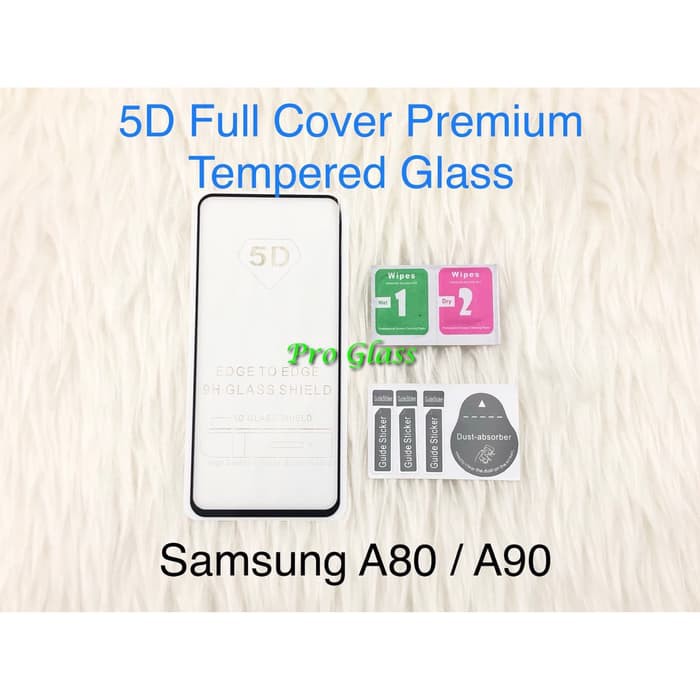 Samsung A80 / A90 5D Full Cover Magic Glass Premium Tempered Glass