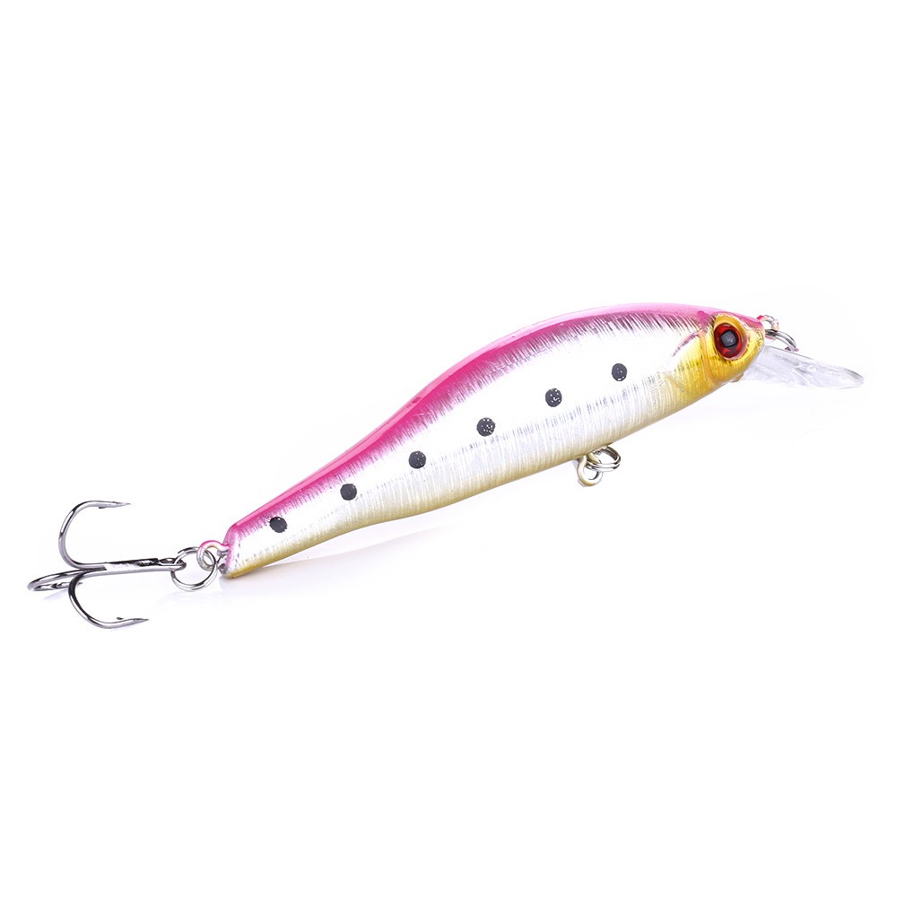 HENGJIA 3pcs Minnow Lure Bait Bionic Bait 9.5cm/11.5g 3 Color ABS Freshwater Bait Hard Bait Fishing Accessories