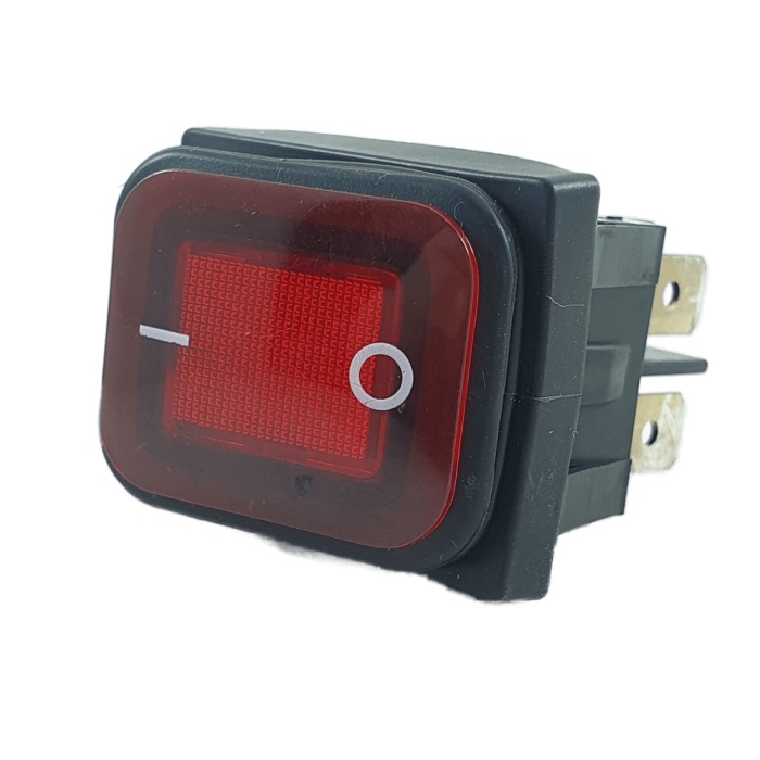 Saklar Waterproof 4 pin On Off Tombol Rocker Water Proof 2 Posisi Lampu Power Switch 4pin