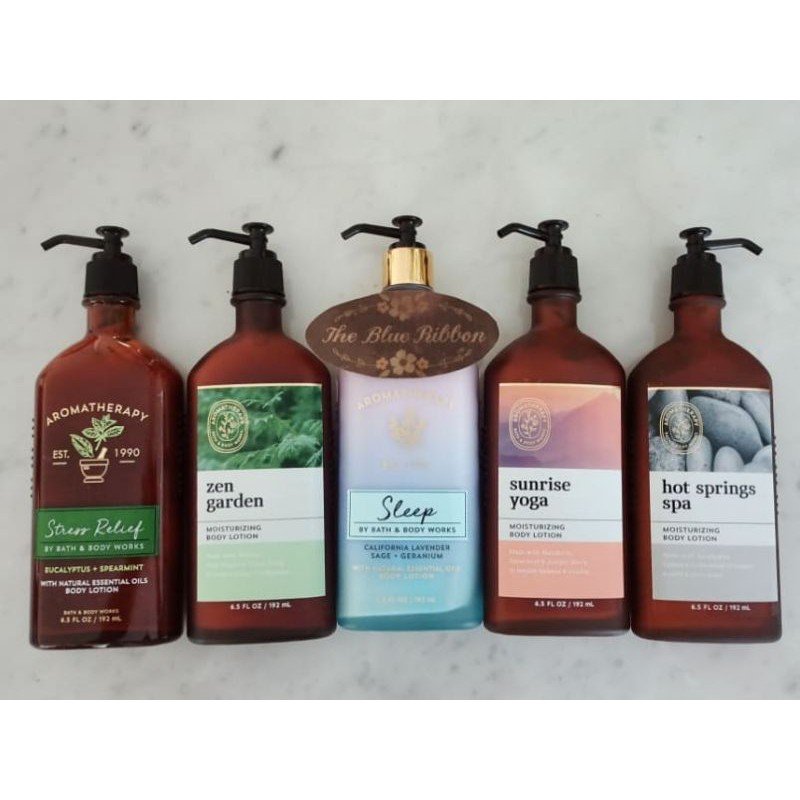 BATH AND BODY WORKS AROMATHERAPY BODY LOTION