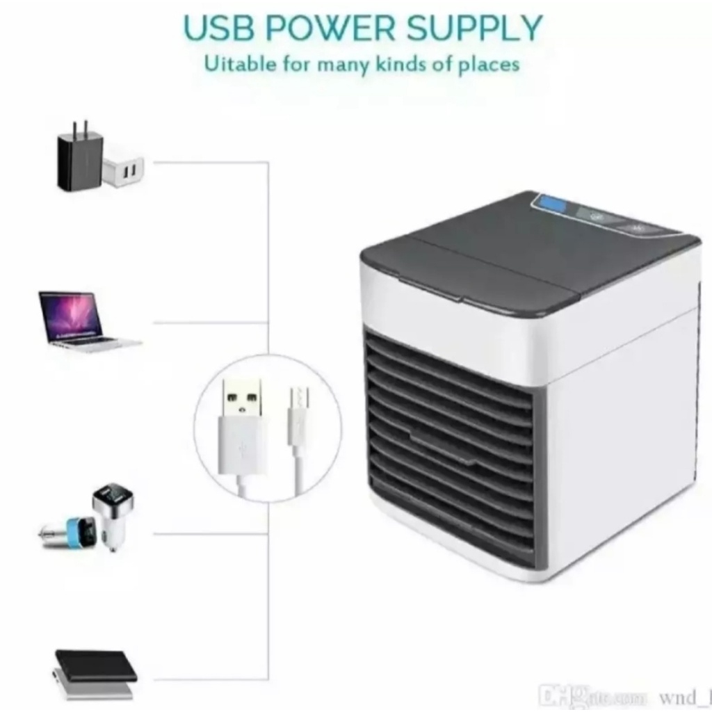 AC Mini AC Portable USB Arctic Air Ultra 2X Cooling Power Air Cooler AC Portabel-AC Mini Cooler FZ-005-ARTIC AIR COOLER FAN MINI - AC MINI PORTABLE