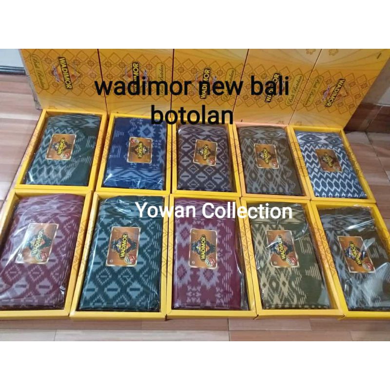 Sarung Wadimor Bali Botolan Original / Sarung Dewasa Wadimor Motif Khas Bali HQ