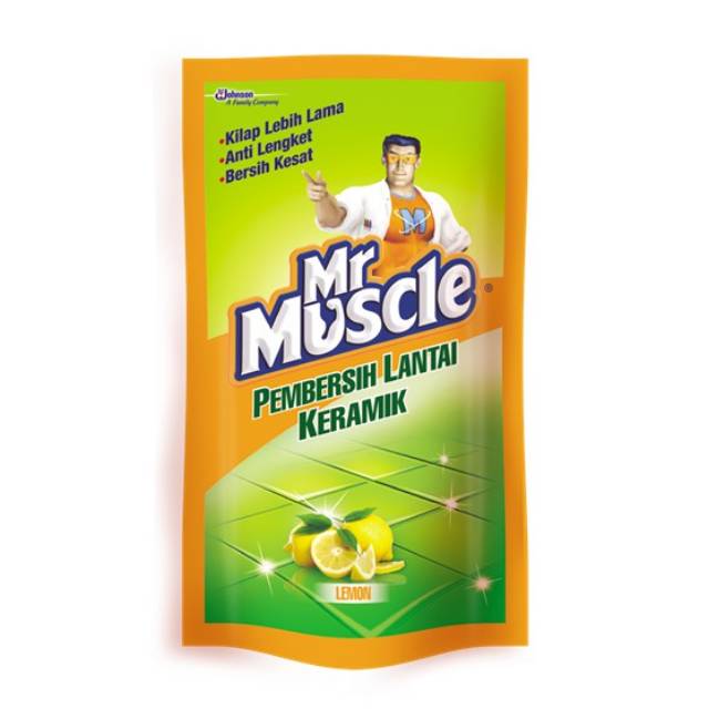 Mr. Muscle Pembersih Lantai Keramik Lemon 800ml