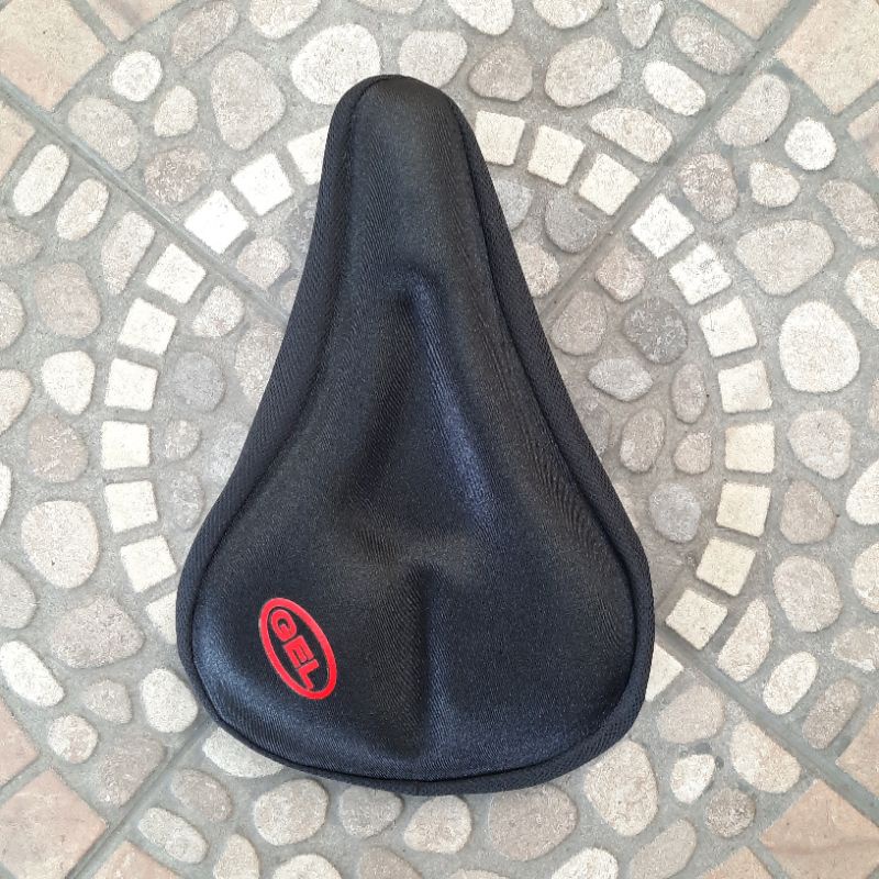 COVER SADEL TUTUP SADEL SEPEDA GEL HITAM
