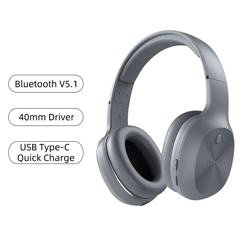 Edifier Bluetooth Headphone Headset - W600BT - Gray
