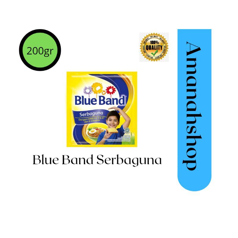 

Margarine Serba Guna Blue Band 200gr