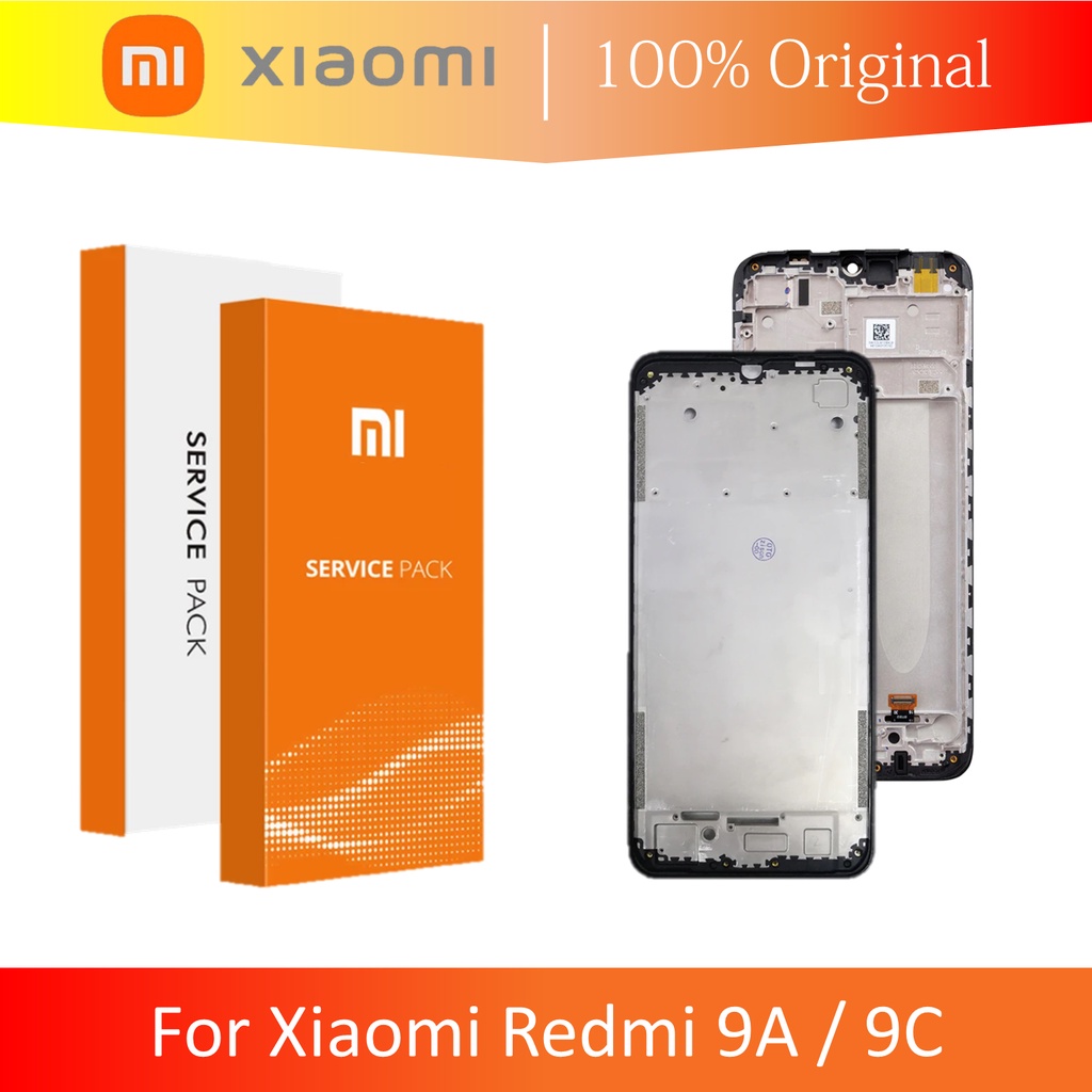 [ CHECK.ID ] MIDDLE FRAME BEZEL RANGKA TULANG LCD XIAOMI REDMI 9A / 9C / 10A