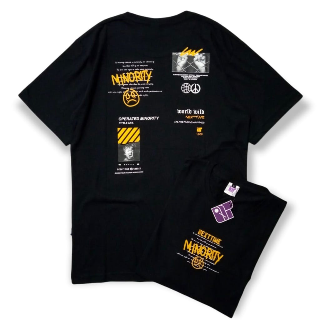 kaos pria/kaos distro nexttime/full tag/brand lokal/atasan pria/kaos distro sevenkey/nextime officia