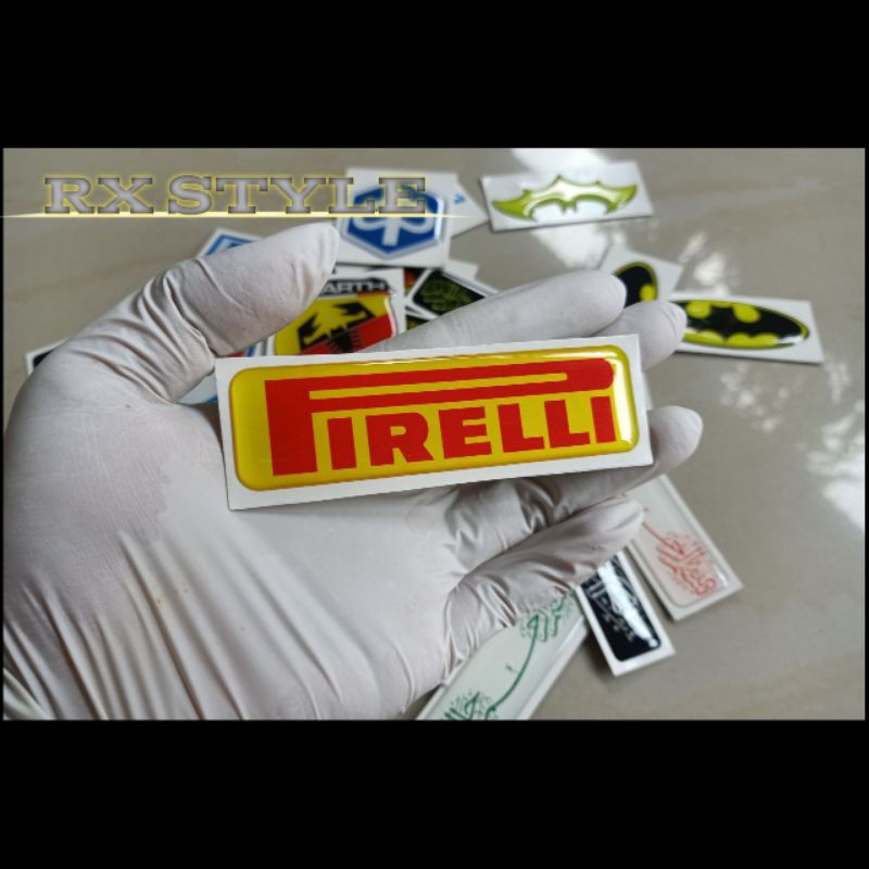 

Stiker timbul Pirelli